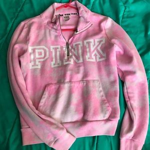 pink sweatshirt